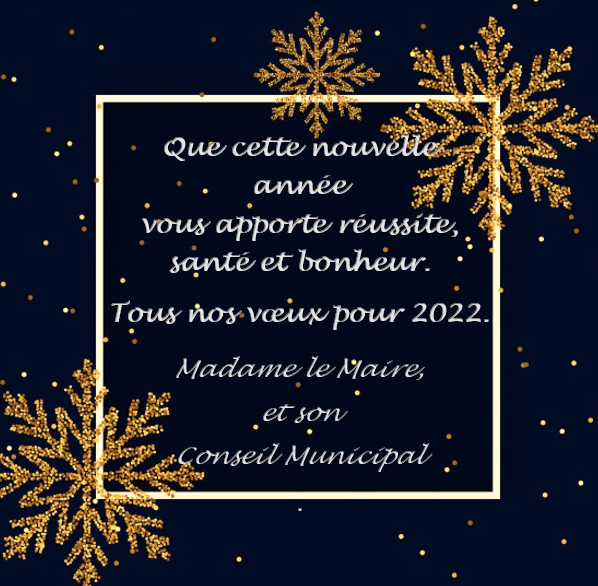 meilleurs voeux 2022