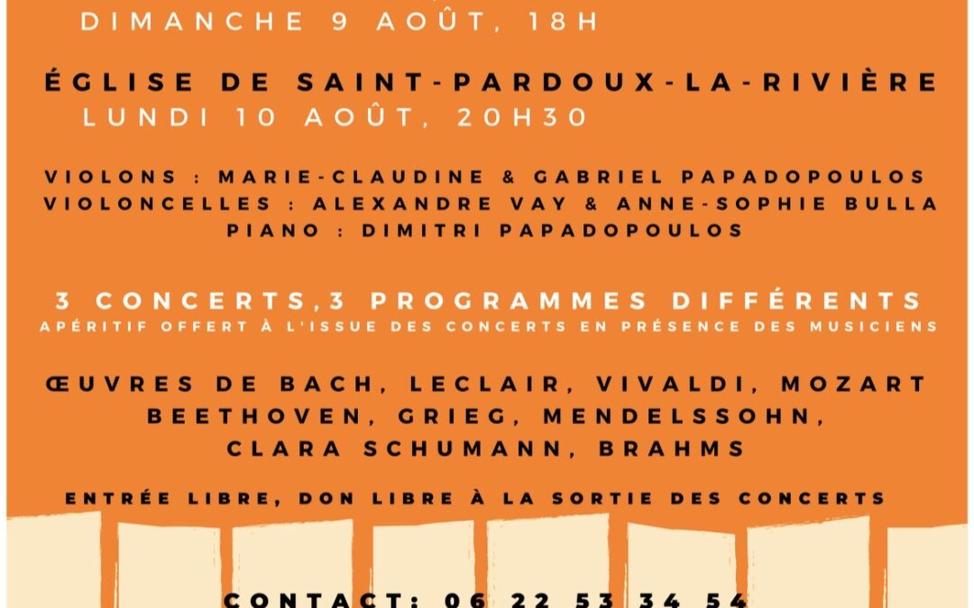 Festival de l&rsquo;été en Périgord vert