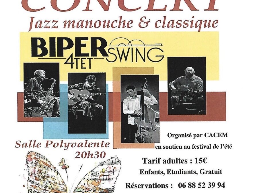 Concert Jazz manouche et classique